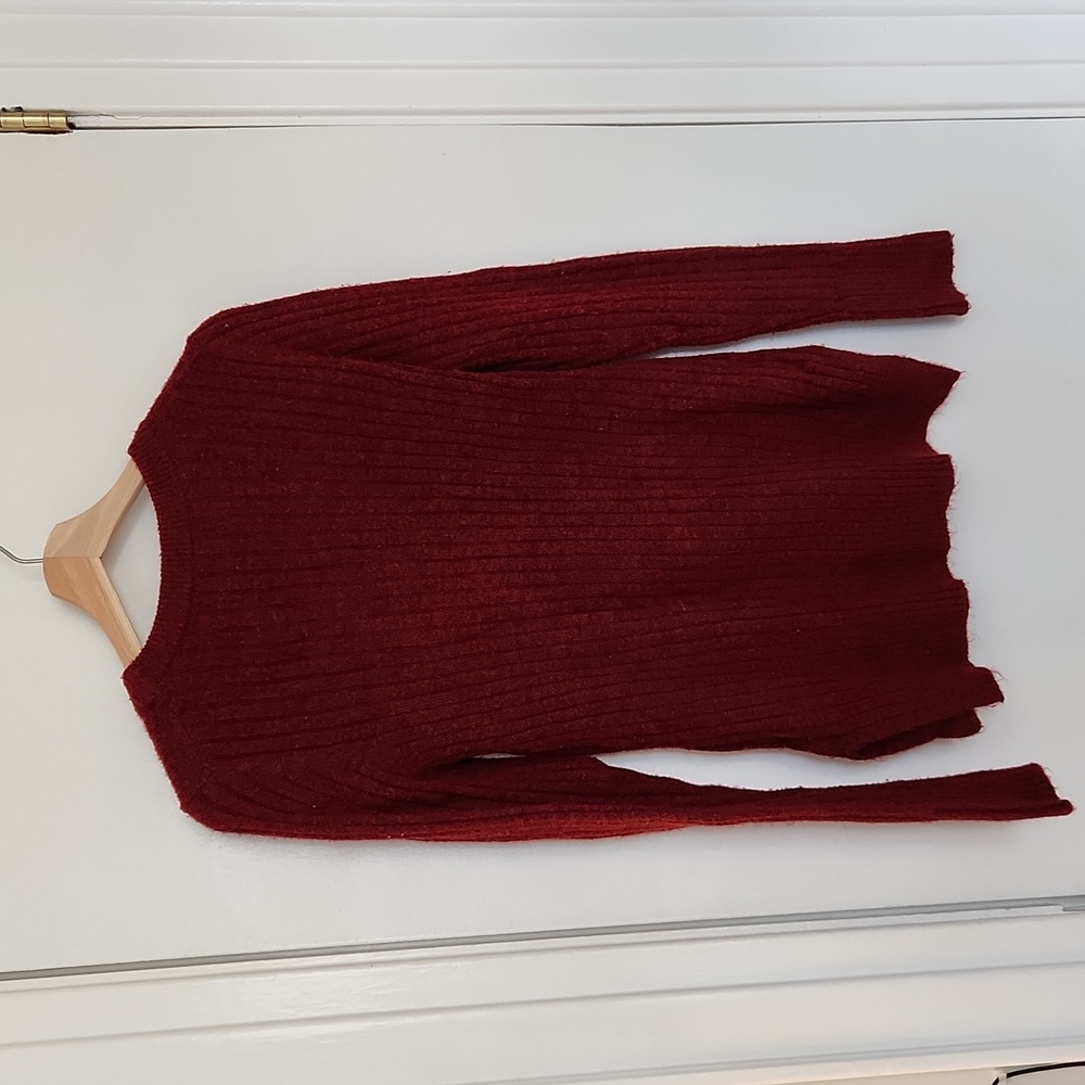 Old Navy Red Ribbed Sweater - Picture 4 of 6